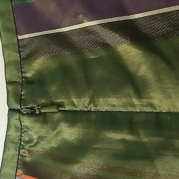 J. Peterman 2-pc Velour Jacket & Iridescent Renaissance Silk Skirt - Picture 14 of 16